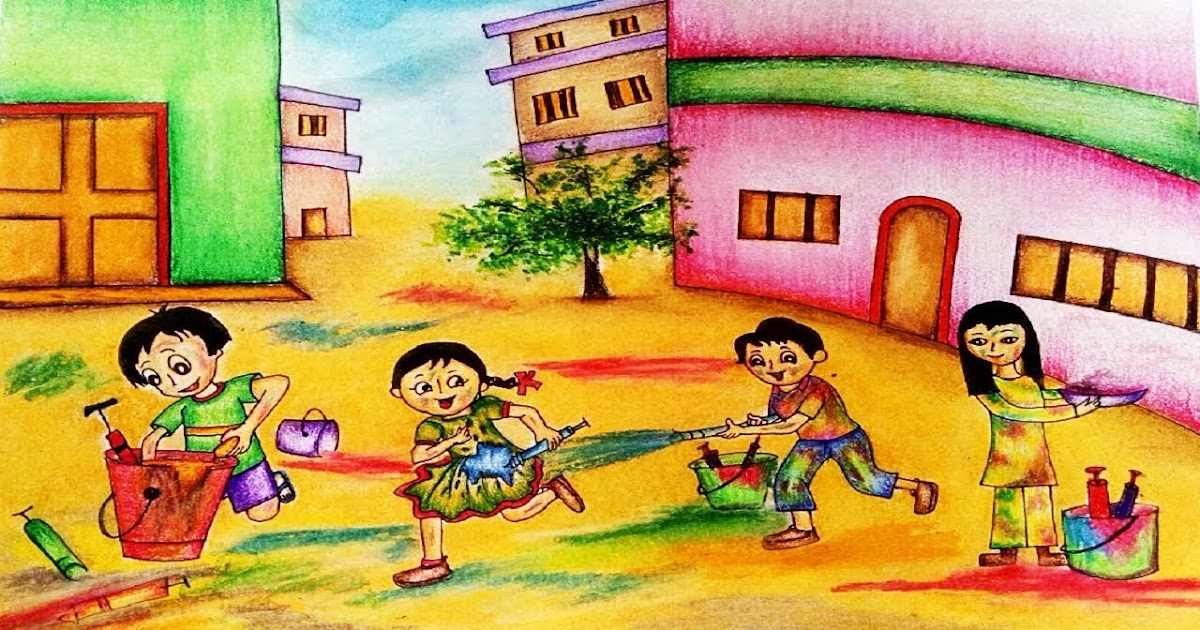 Featured image of post Holi Drawing Easy - In this tutorial, you will learn how to.