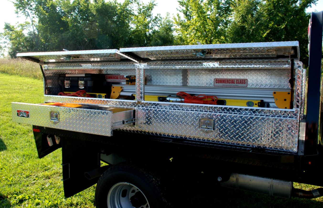 Flat Bed Tool Box  Stake Bed High Capacity Tool Boxes