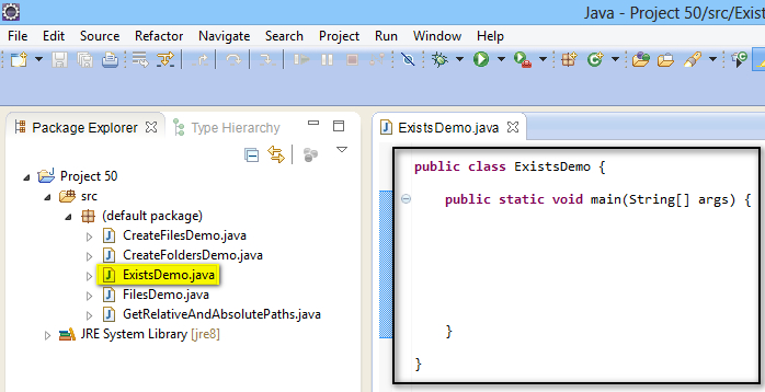 Selenium-By-Arun: 262. Using exists( ) method