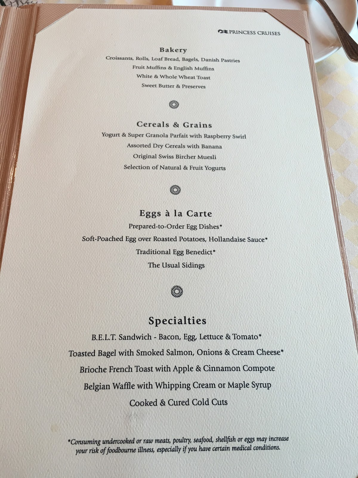 TASTE OF HAWAII BREAKFAST IN SABATINI'S REGAL PRINCESS