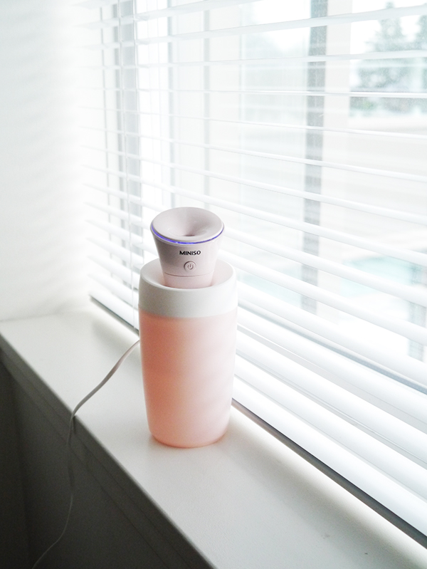 MINISI USB humidifier in pink