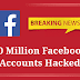 Facebook, 50 milioni di account rubati