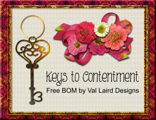 Keys to Contentment Stitching