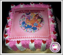 Winx club edible image with buttercream