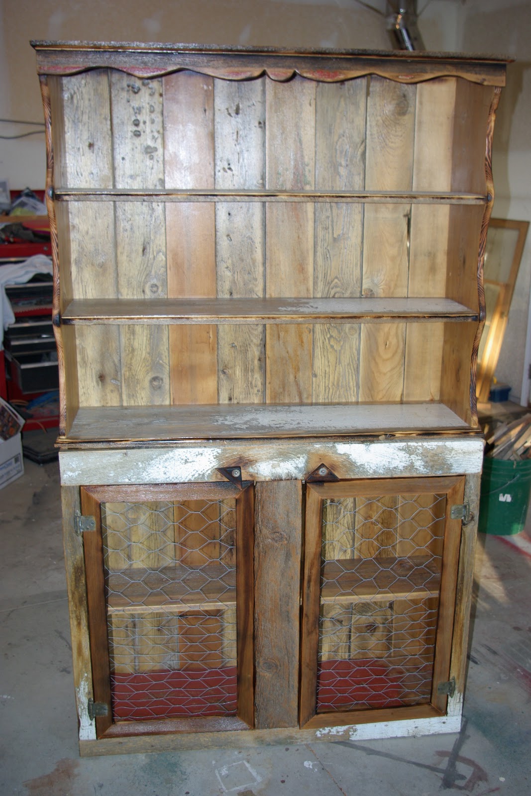 Reclaimed Rustics Barn Wood Hutch