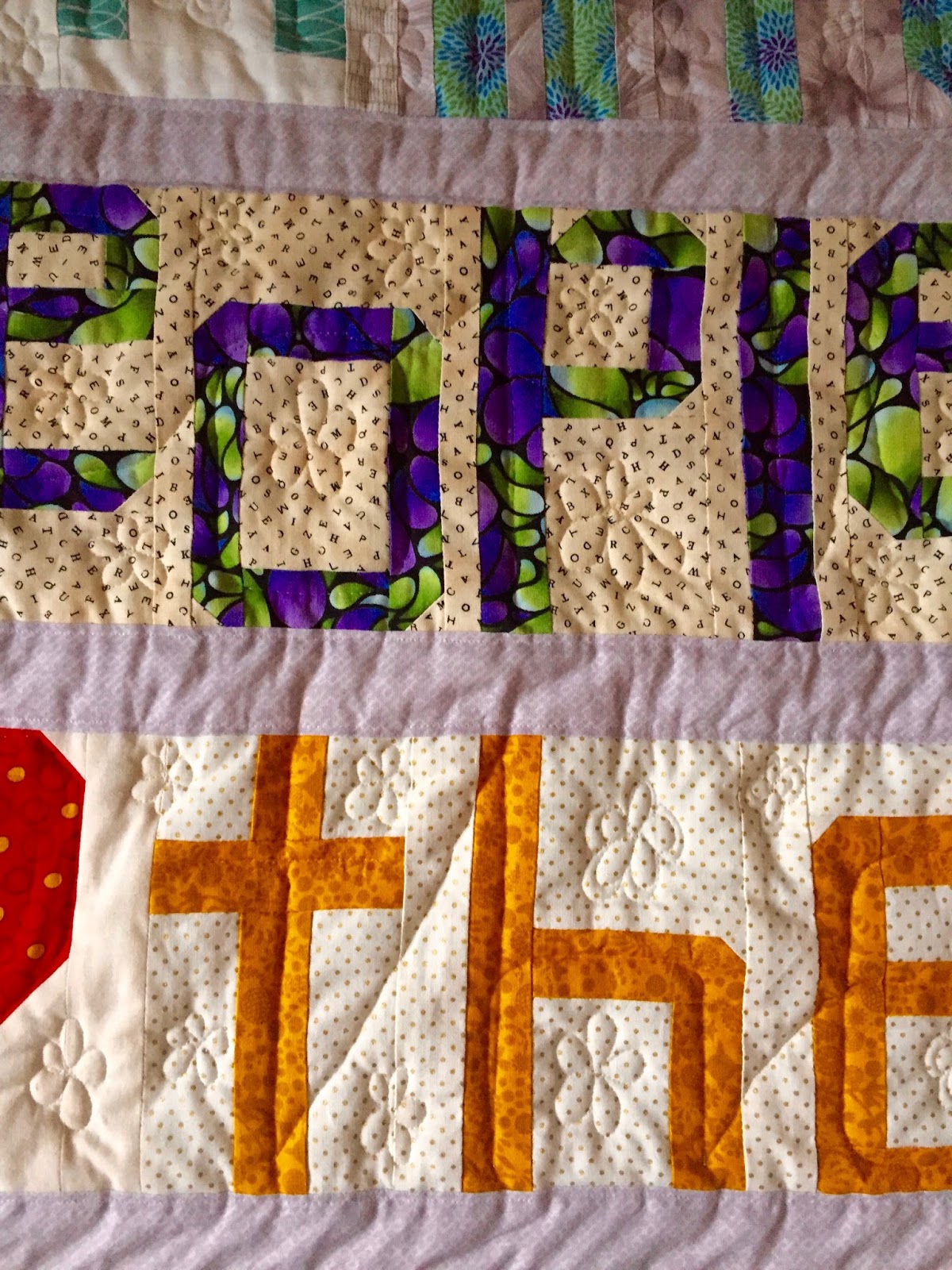 Patchwork n Play. "Words with Friends" Quilt