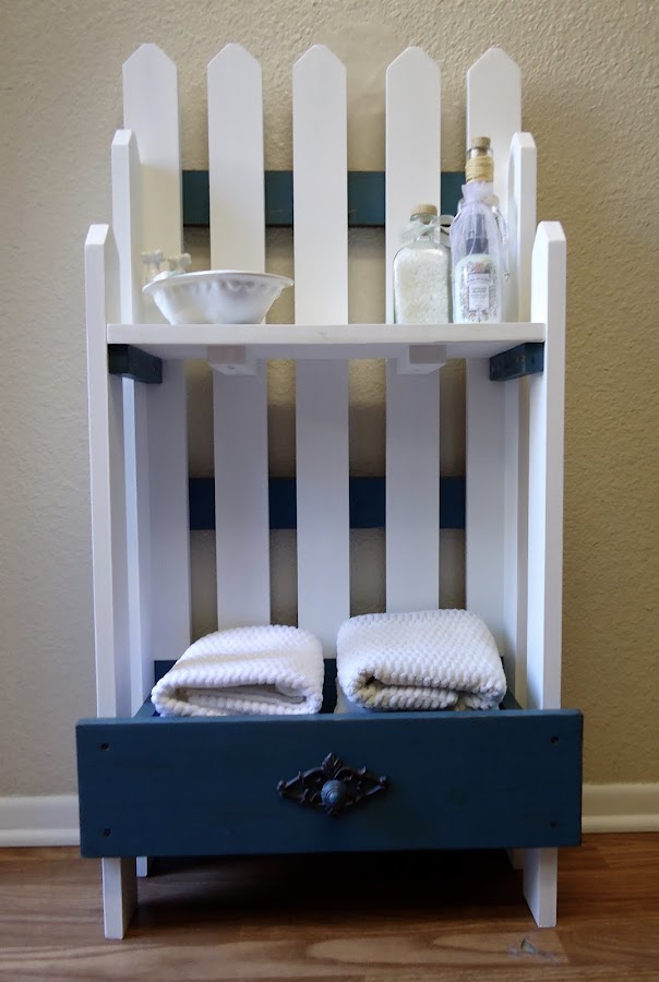 Picket Fence Etagere - Available $150