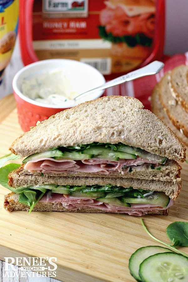 Ham, Cucumber and Watercress Sandwiches | Renee's Kitchen Adventures