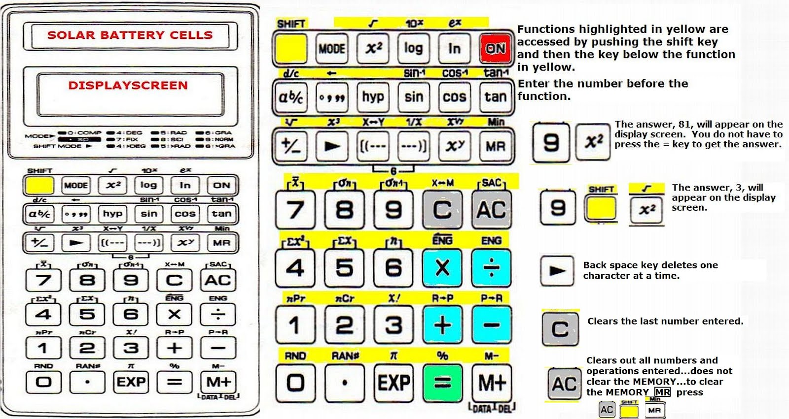 User Manual For My Casio Fx-260 Solar Calculator
