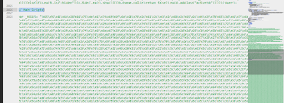 An image showing HTML/Oct/Hex encoded javscript
