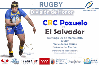 Horarios división honor sábado domingo