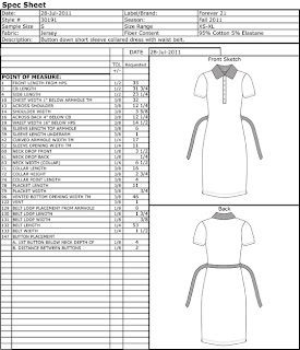Lucero Tapia's Portfolio: Polo Dress Tech Pack & Sourcing Information ...