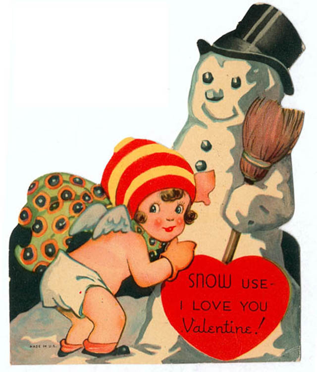 Vintage Valentine's Weird Cards