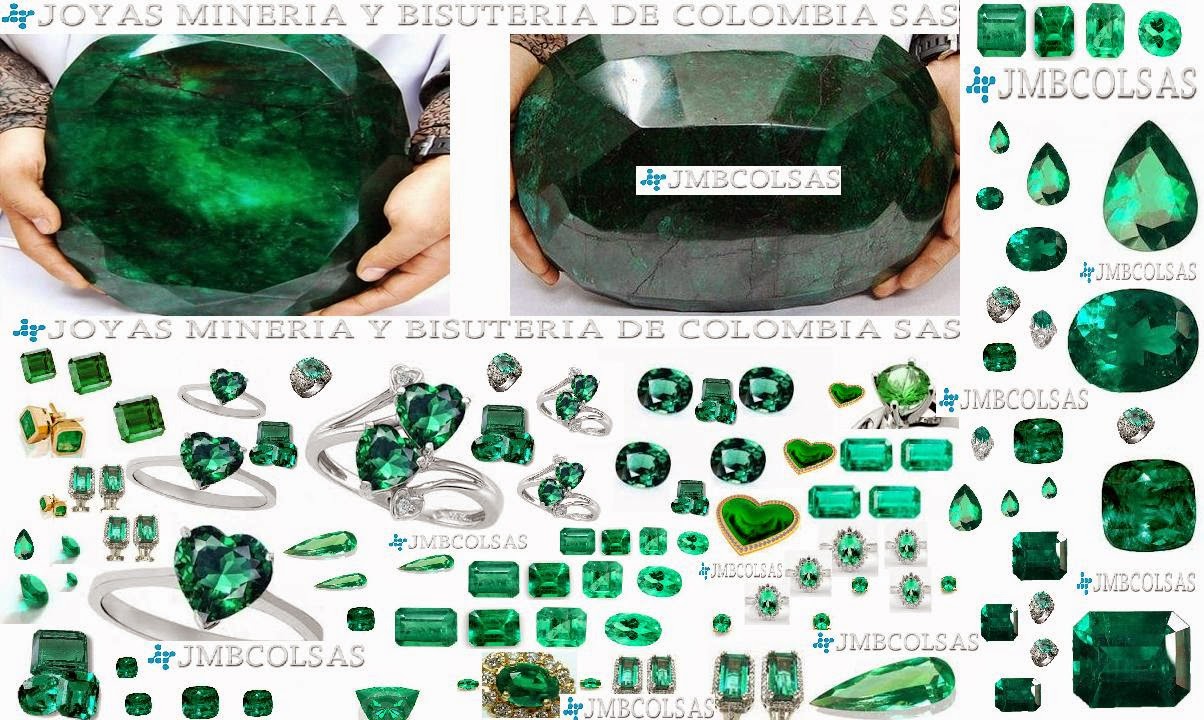 JOYAS, MINERALES Y BISUTERÍAS DE BRASCOL ESMERALDAS TALLADAS Y SUS DIFERENTES CALIDADES