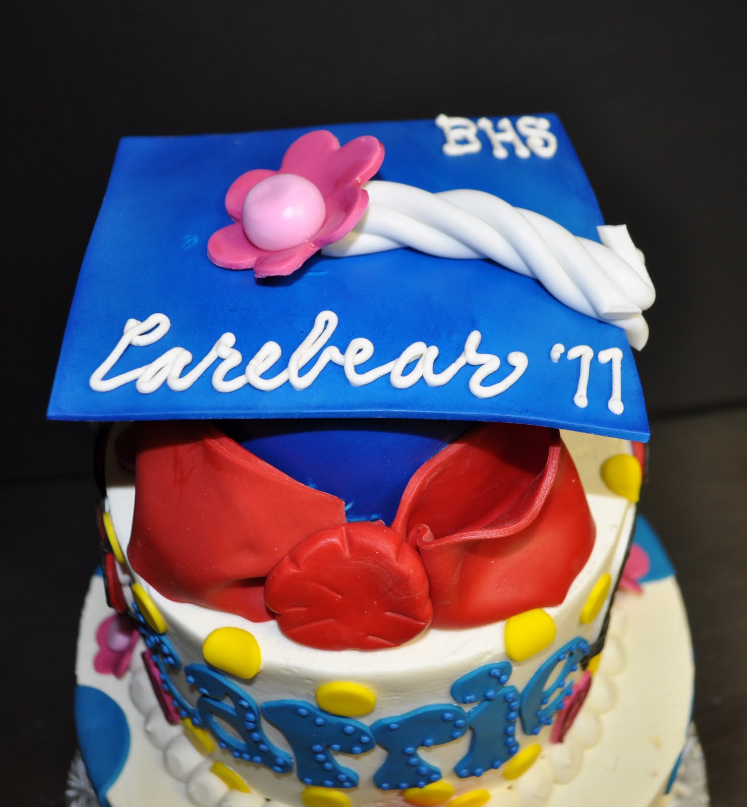 Leah's Sweet Treats: Hello Kitty Graduation Cake