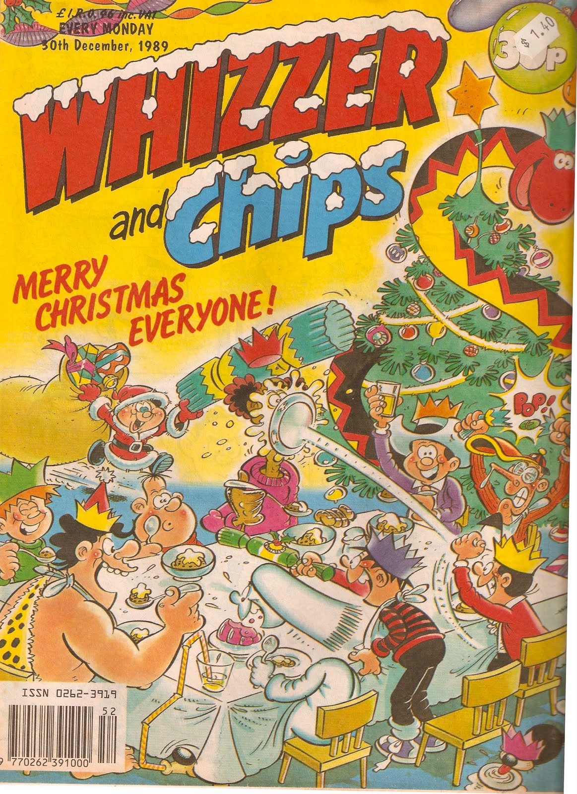 Wacky Comics! Whizzer and Chips' last christmas...