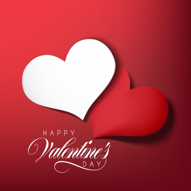 Valentine's background design Free Vector