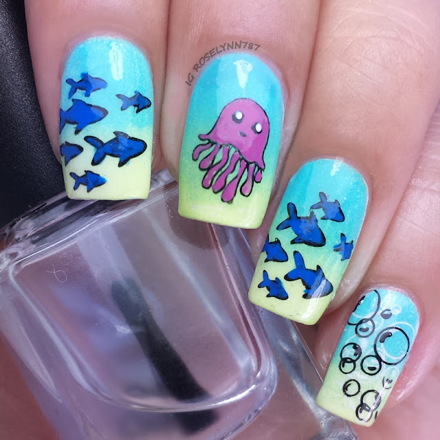 Challenge Your Nail Art: Sea Creatures