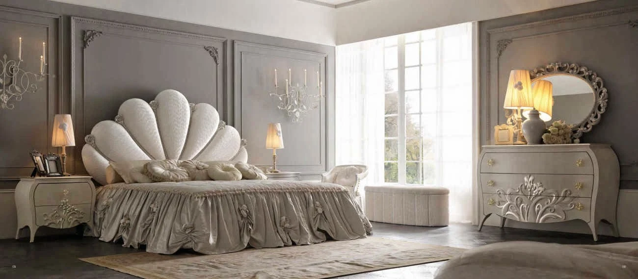 Design interior mobila dormitor de lux Italia - Design Interior | Amenajari interioare - Bucuresti | Mobilier Italian | mobila lux italia pat Capri