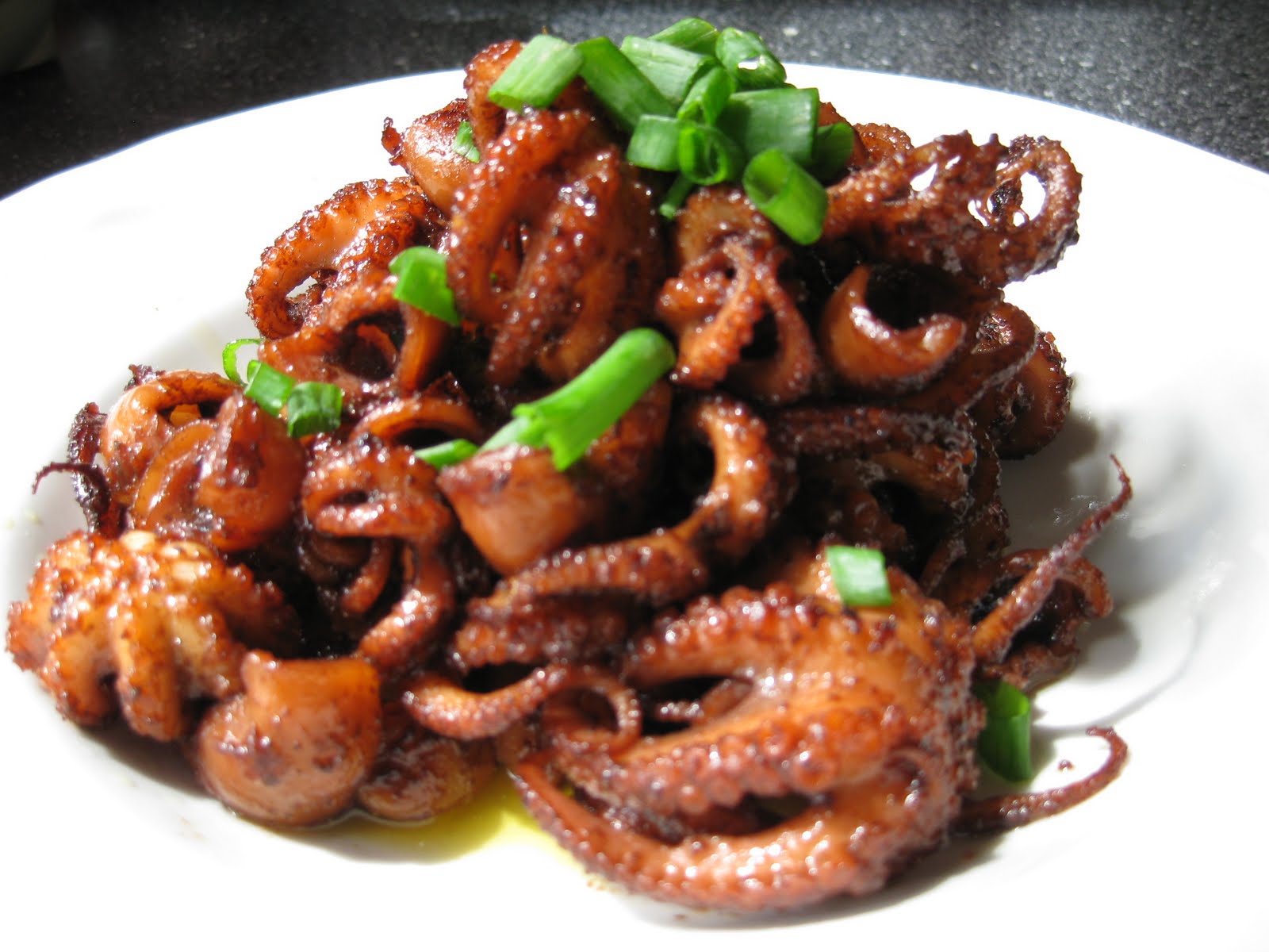 Marinated Deep-fried Baby Octopus Recipe - HungryForever Food Blog, Recipe