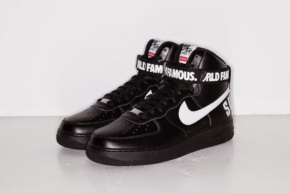 Women/Men New Style Supreme X Nike Air Force One Low White , Air Jordan Shoes, Michael Jordan 