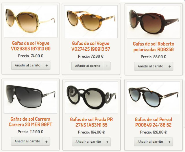 gafas de sol de moda