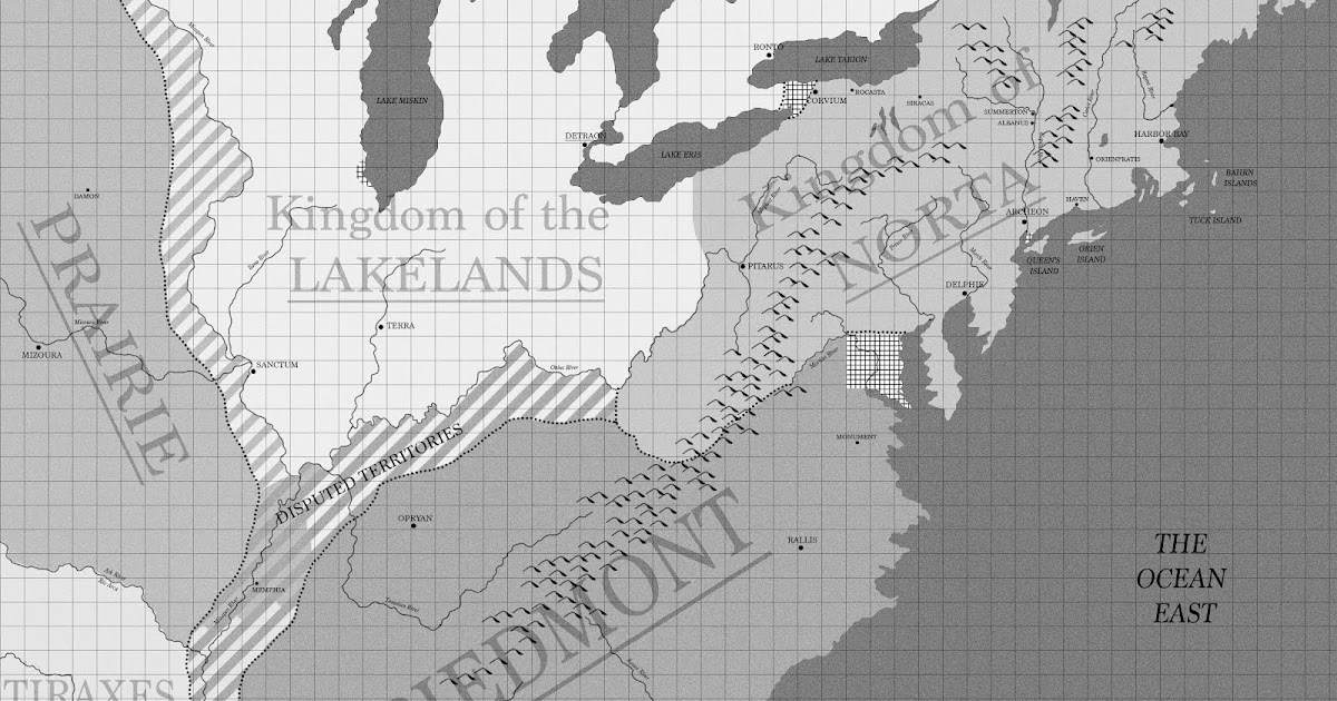 Writing Things New map of the RED QUEEN WORLD!