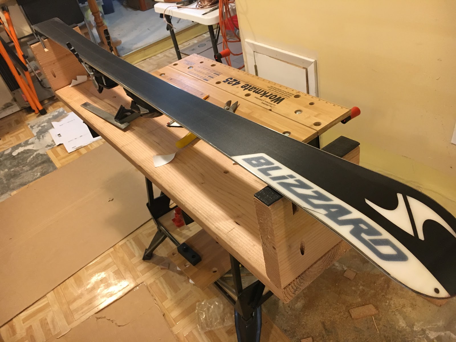 DIY Ski Tuning Bench