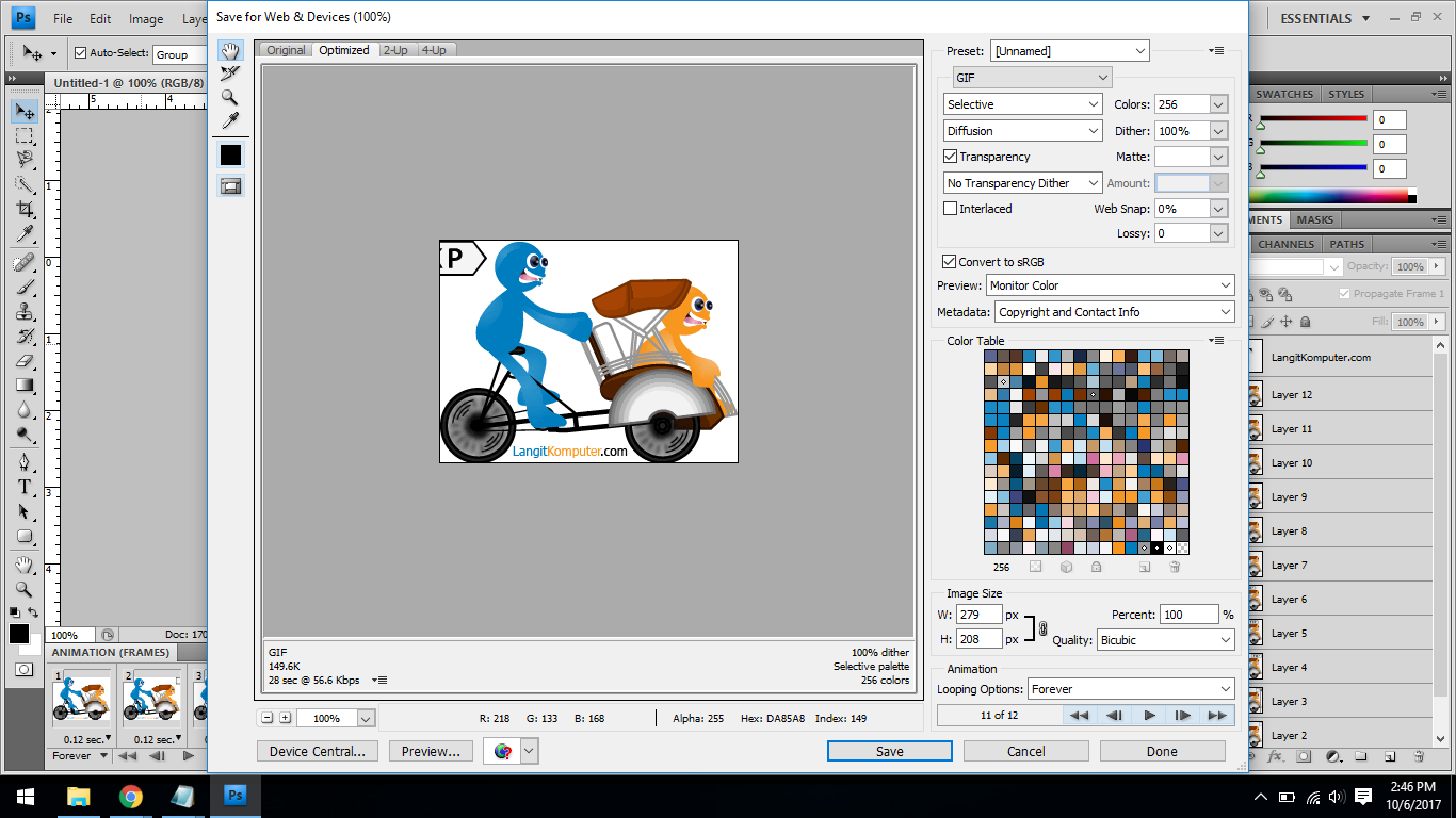 Cara Edit File GIF Dengan CS4