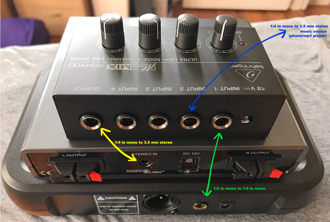 battery powered pa mixer