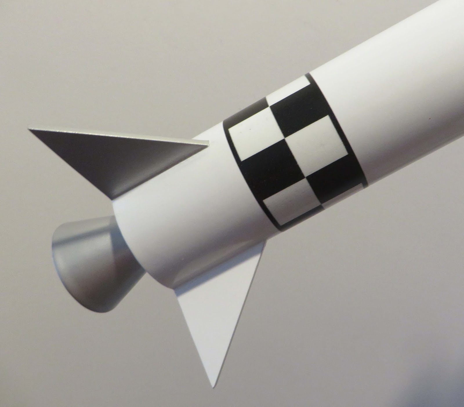 Model Rocket Building True Modeler's Rocket Kits NASA Scout, Finished