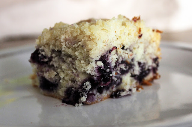 Recipe for Blueberry Coffee Cake by freshfromthe.com.