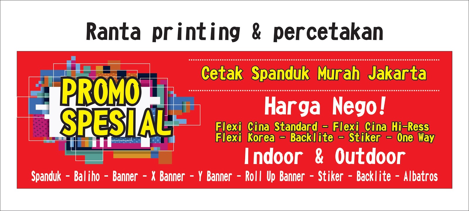 Percetakan Banner Jakarta