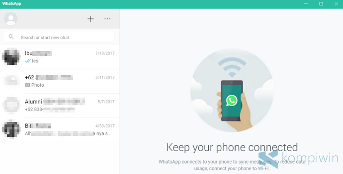 cara menggunakan whatsapp di komputer