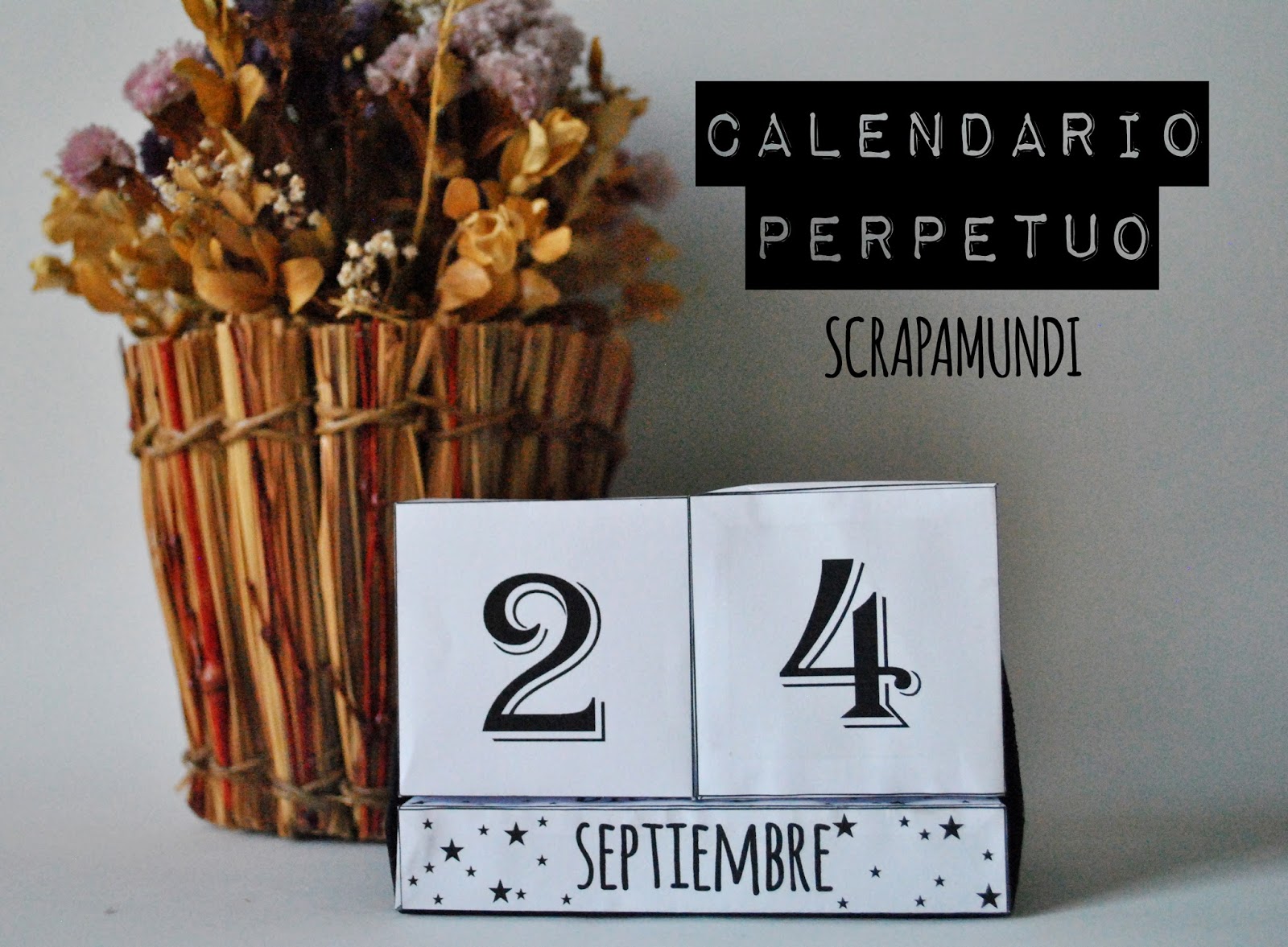 DIY Tutorial Calendario Perpetuo (con descargable)