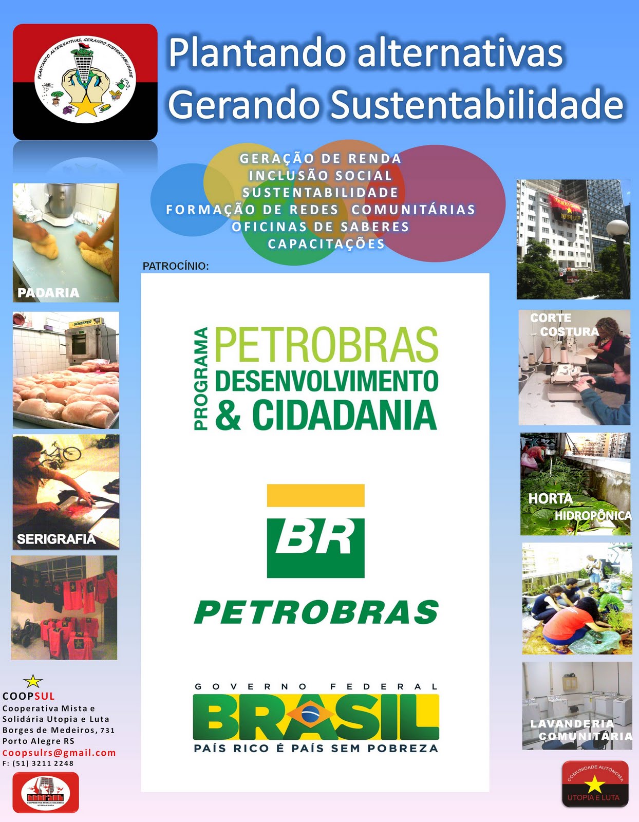 COOPSUL Cooperativa Solid ria Utopia E Luta Convite 