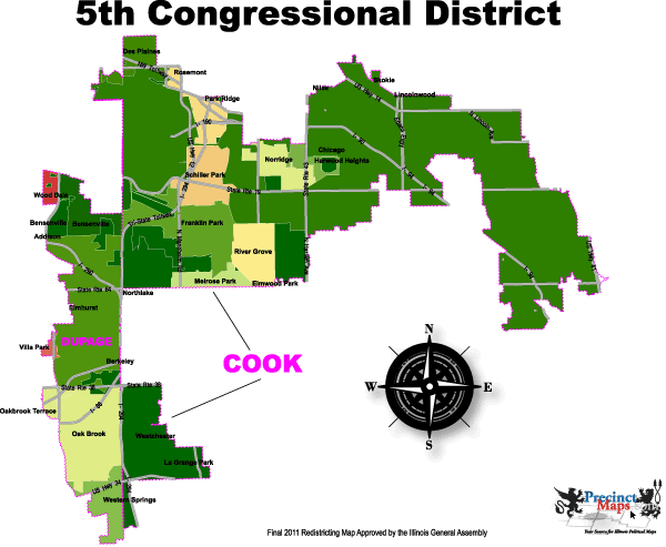 5th congressional district illinois map Scarry Thoughts An Open Letter To Congressman Mike Quigley On 5th congressional district illinois map