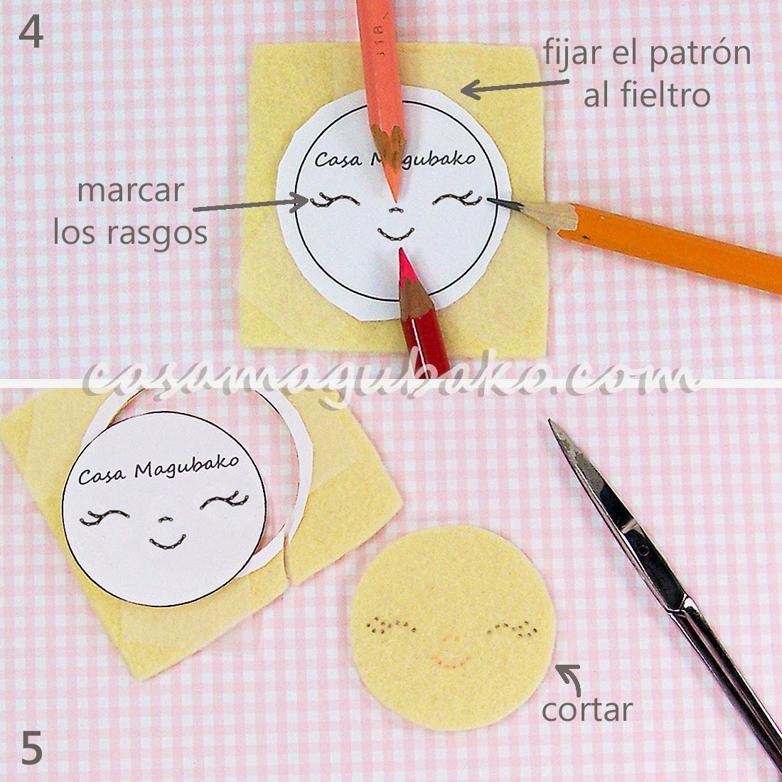 Transferring Facial Features - Marking and Cutting by casamagubako.com