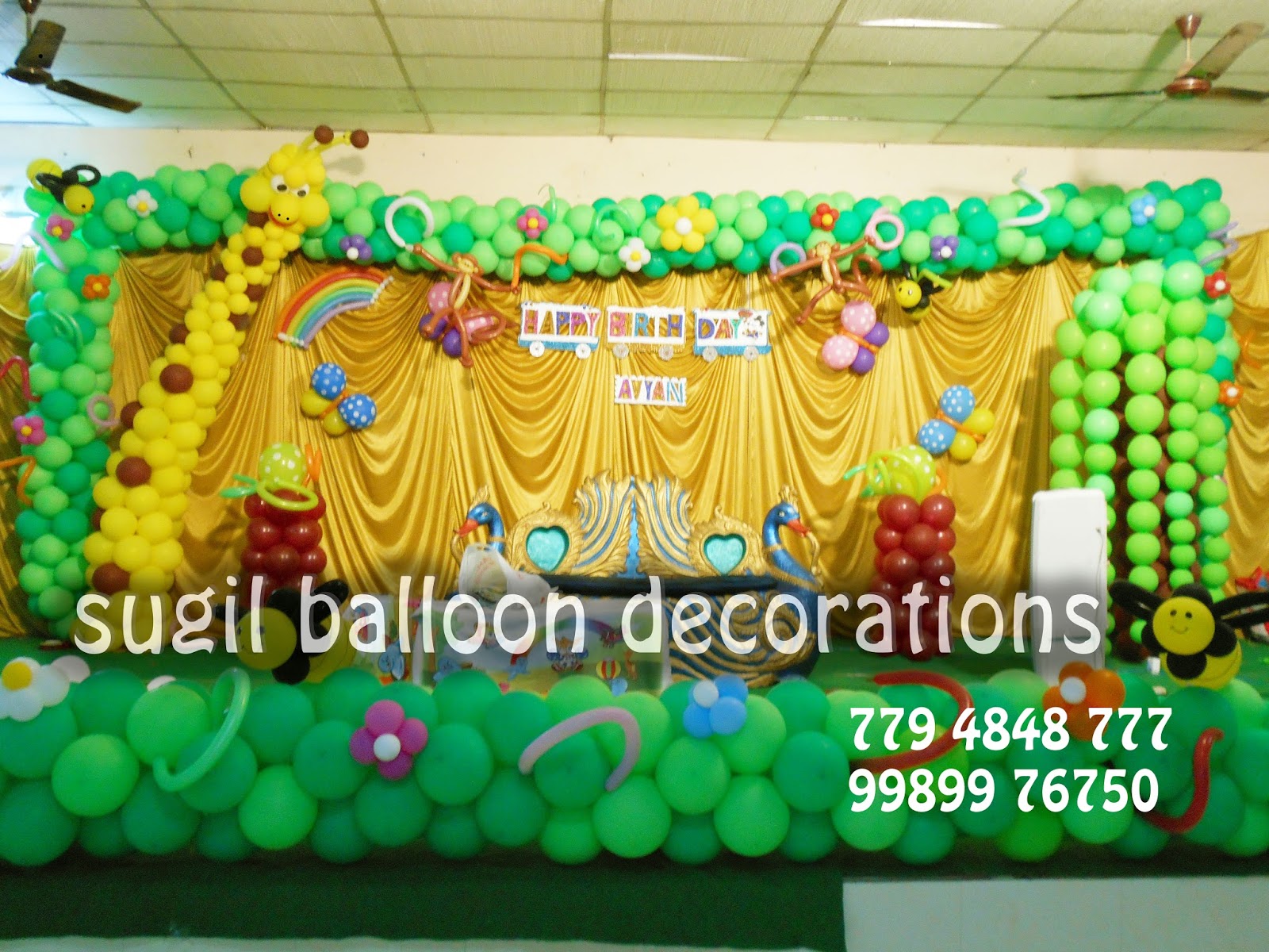 sugil balloon decorations in rajahmundry
