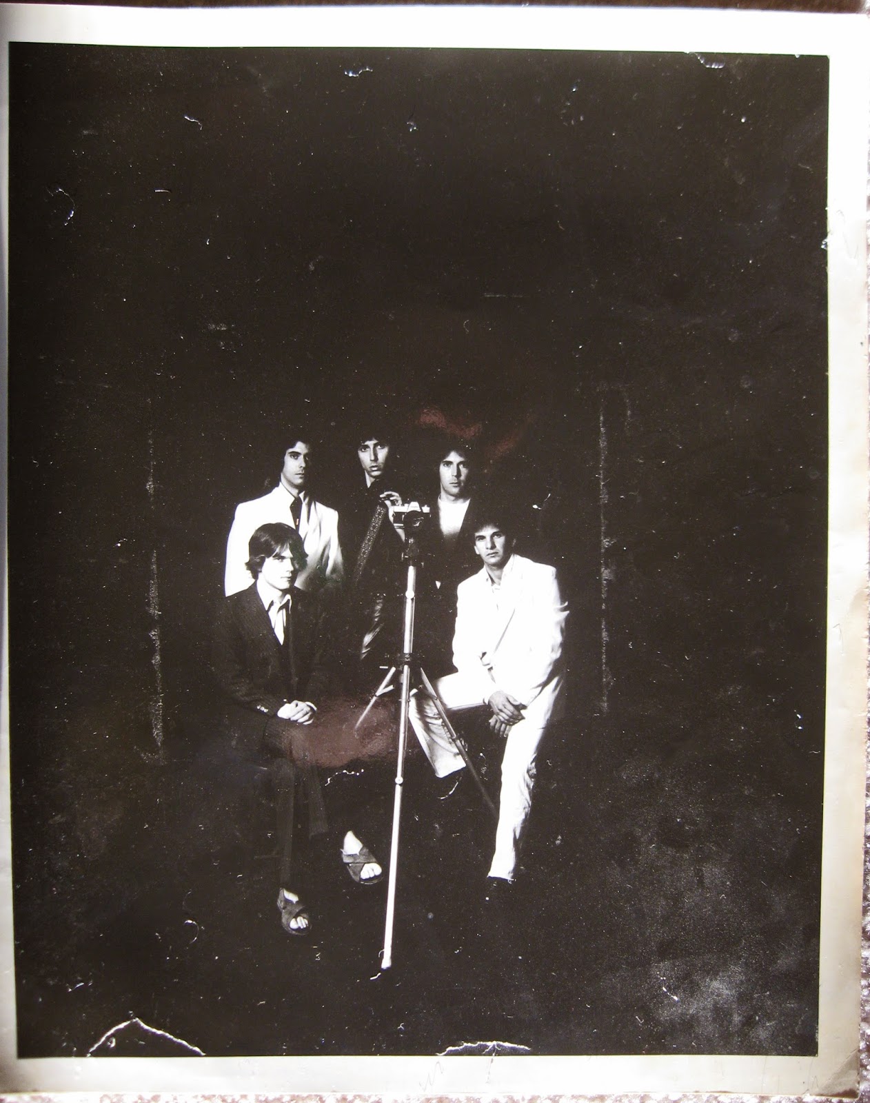 Promo pic I was given from The Soft Parade band back in 1981 at The Factory rock club just days before I shipped out for the navy.