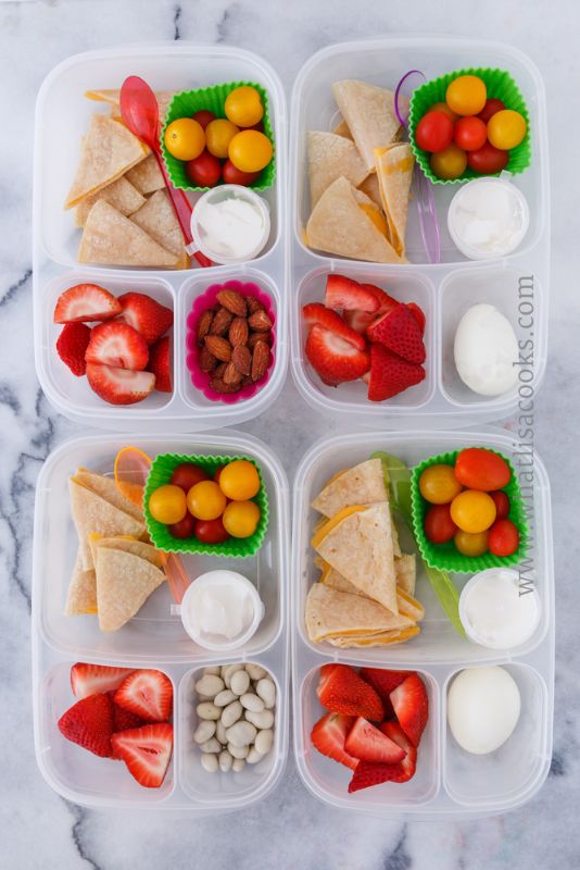 Fun And Healthy Lunch Ideas for Kids Going To School : Healthy Lunch ...