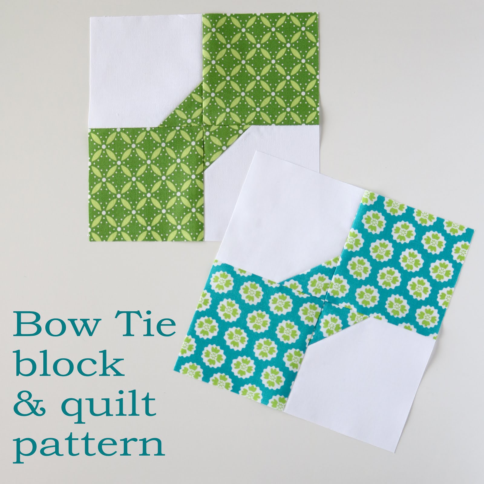 Bow Tie Quilt Template
