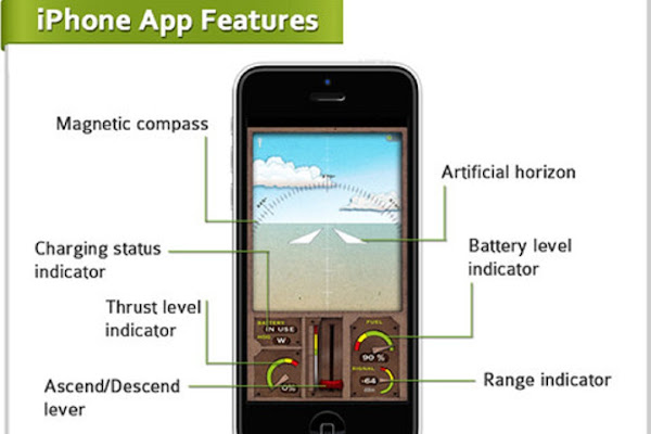 PowerUp 3.0 在 iPhone 上的 App 遙控介面，數位時代翻攝自 PowerUp 官網。