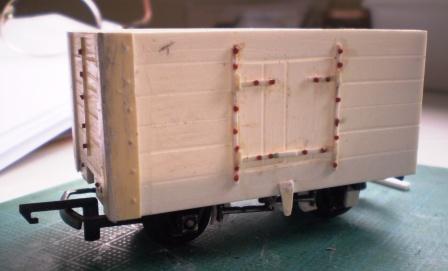 Snailbeach coal wagon in 7mm scale