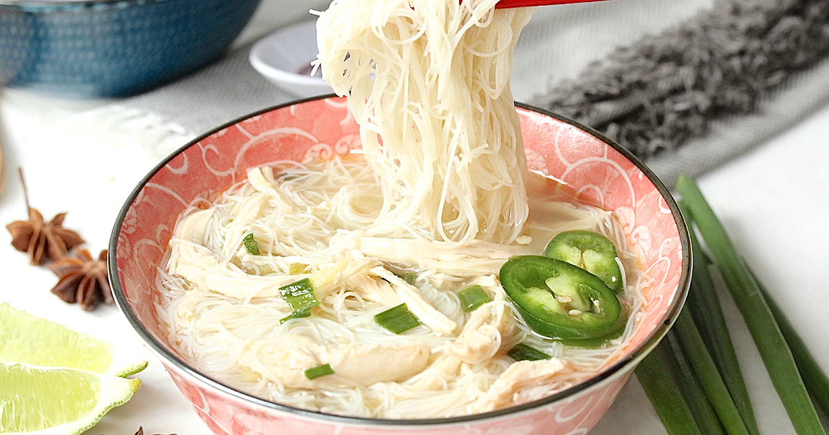 SLOW COOKER CHICKEN RICE VERMICELLI SOUP In Good Flavor Great