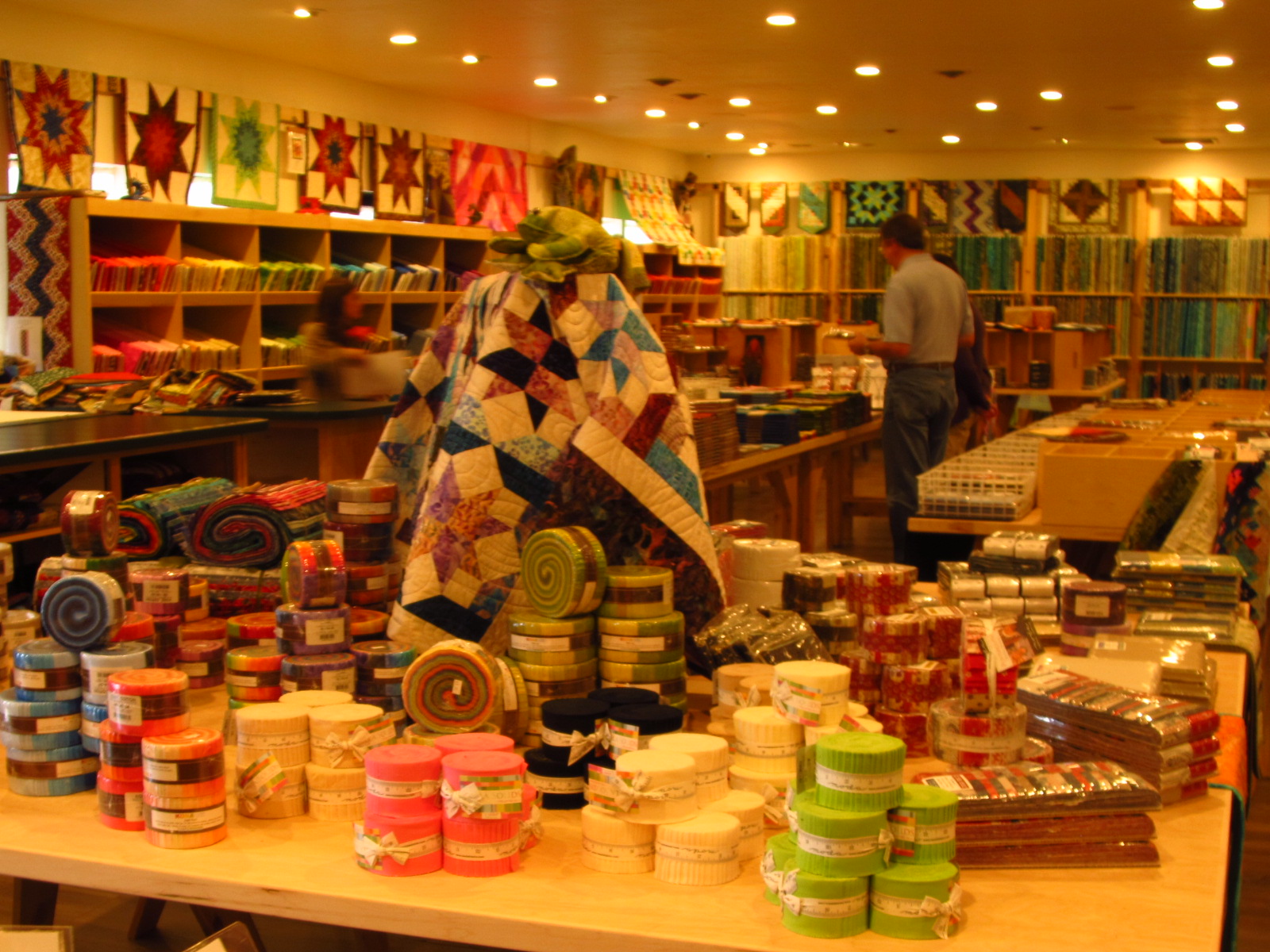 Crazy Victoriana crazy for quilts Jordan Fabrics Quilt Shop Visit