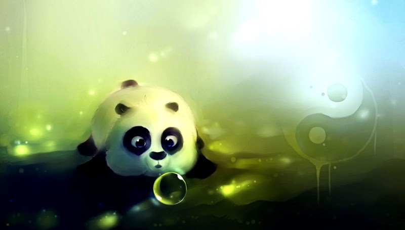23+ Ide Populer Cute Pandas Anime Screensavers