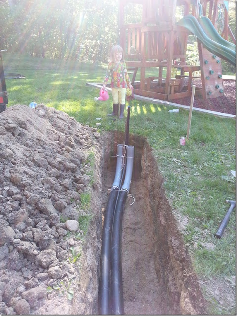 outside part of froling fhg boiler installation 