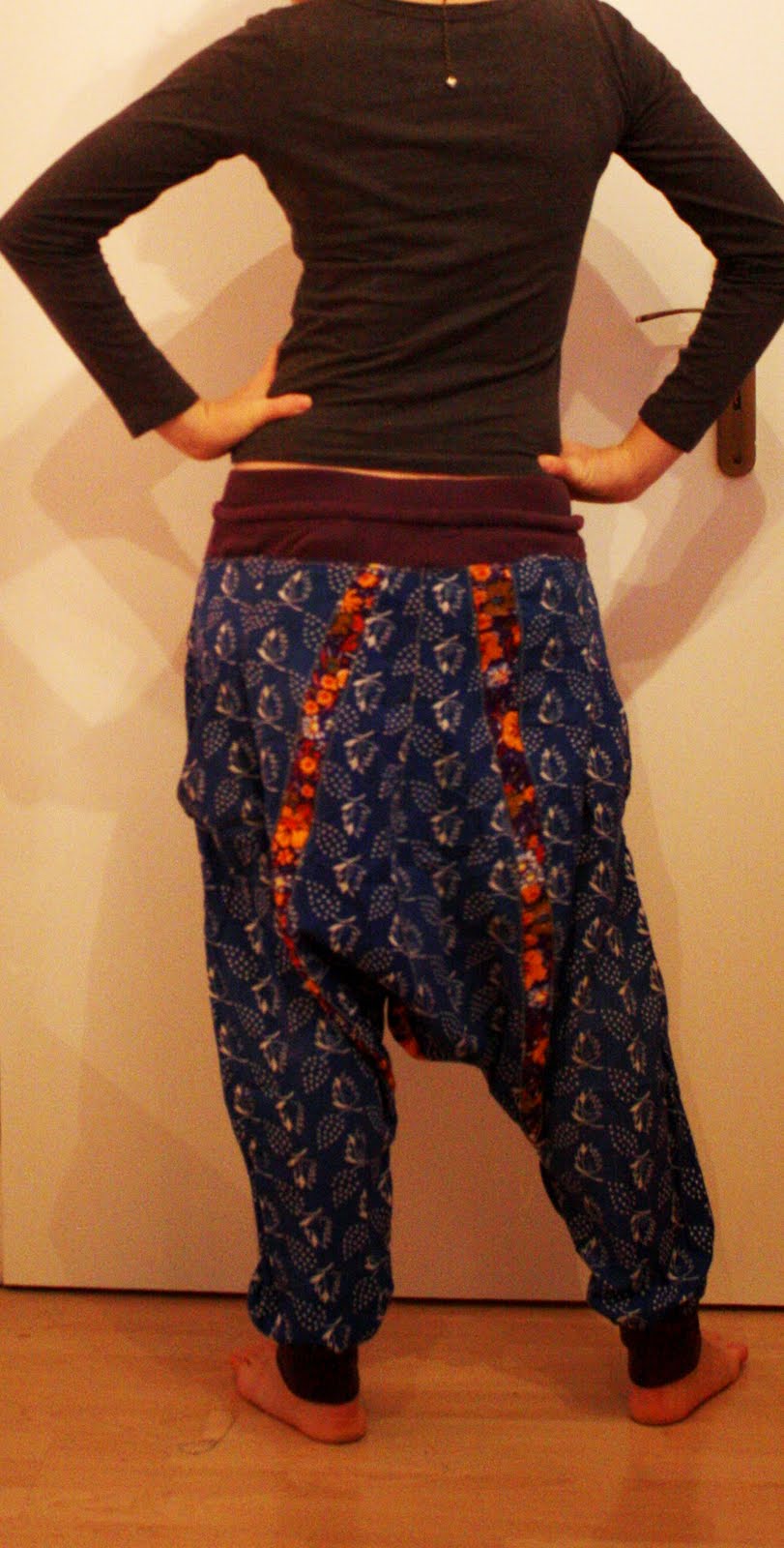 from now till then and in between: harem pants pattern