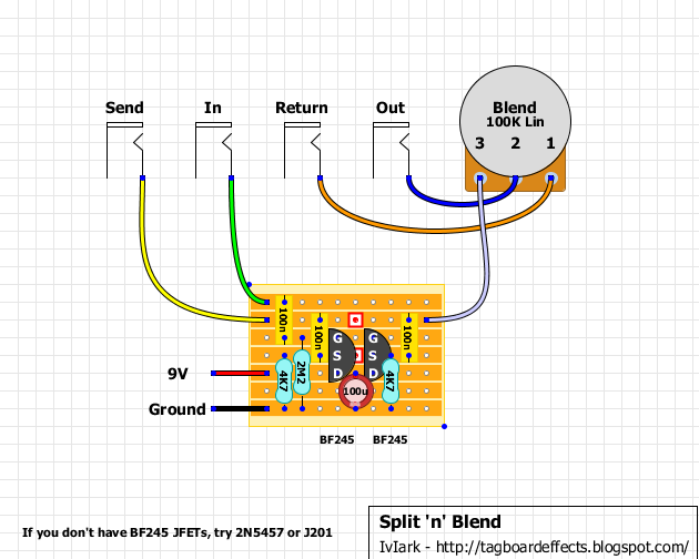 Guitar FX Layouts: Split 'n' Blend